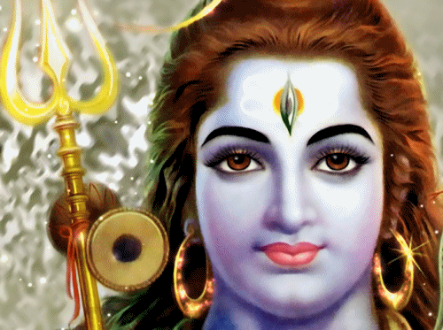 Siva is often depicted with a 3rd eye and called Triyambhkam