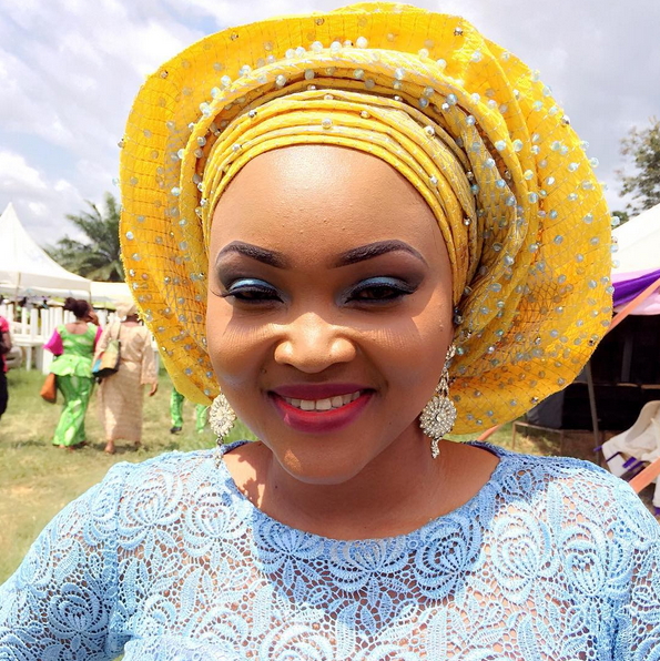 mercy aigbe father burial
