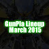 GunPla Lineup March 2015