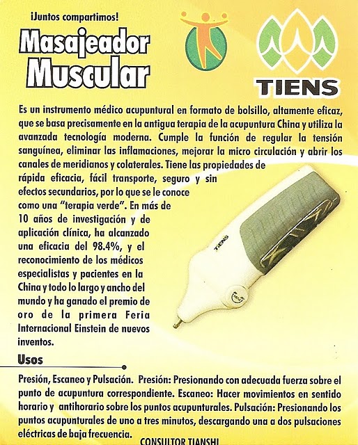 Tiens masajeador muscular hotsell