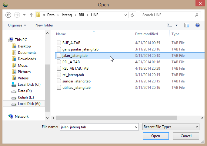 File tab. File tab