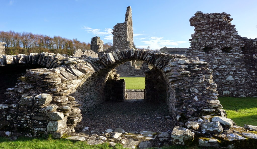 The Glebe Blog Wigtownshire RamblersSt Helena IslandGlenluce Abbey January 2015