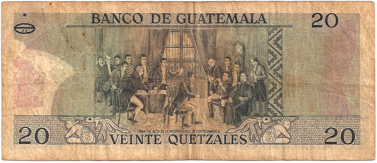 Billetes del Mundo: Guatemala