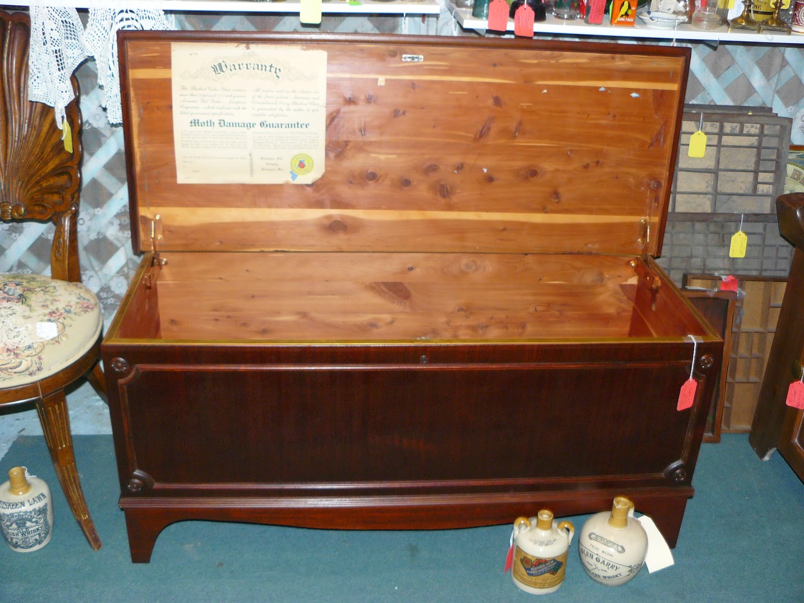 SCRANBERRY COOP Bluebird Cedar Chest, Treasure Map Location 12