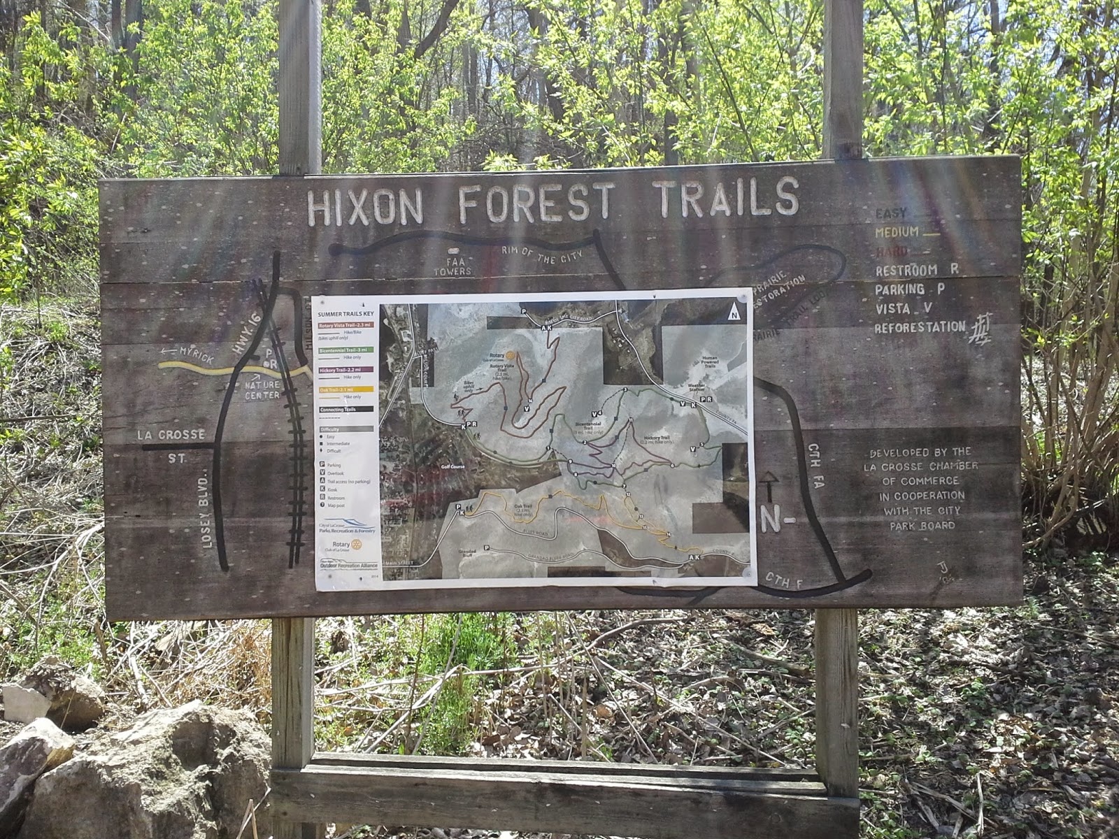 Trail Run Wisconsin La Crosse Hixon Forest Trails