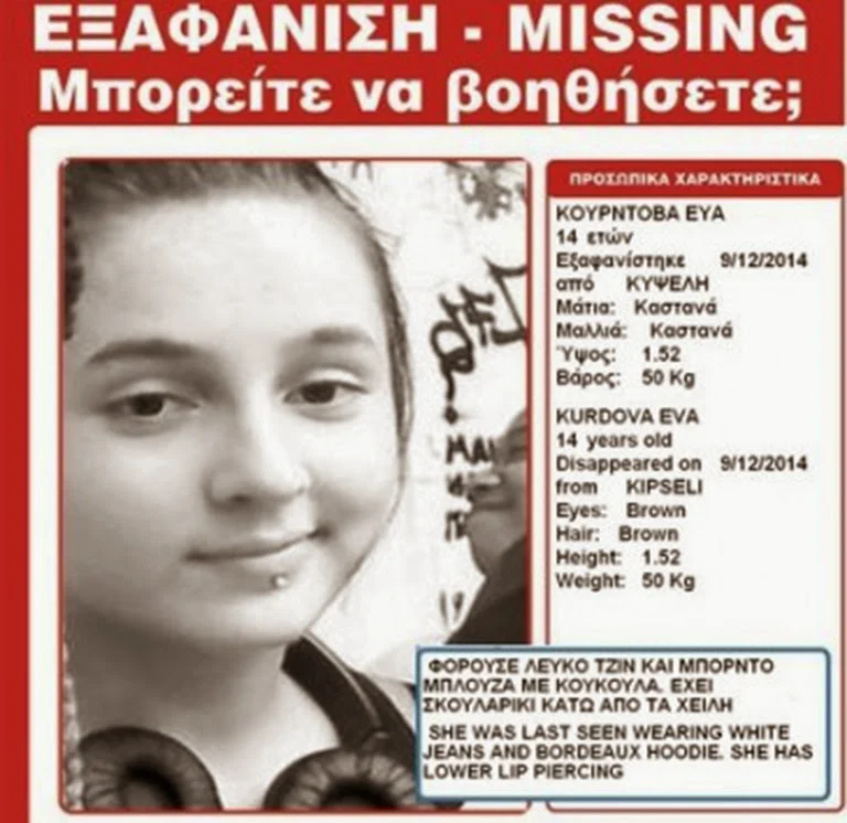 Αγωνία για την 14χρονη Εύα που χάθηκε στην Κυψέλη