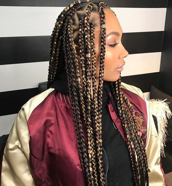 47 Amazing Lemonade Jumbo Box Braids Hairstyles We Love To Try