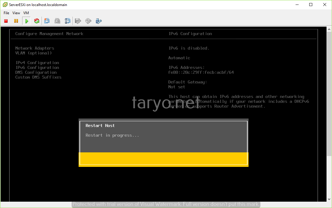 Vmware not support on this host. Vmware not support on this host