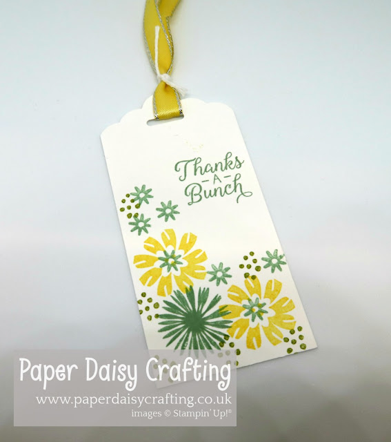 Bloom by bloom gift tags Stampin Up