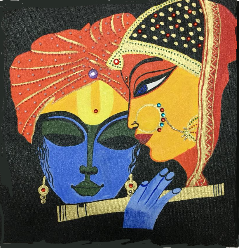Jos Art Radha Krishna Painting in Bedroom can bring Love and Happiness