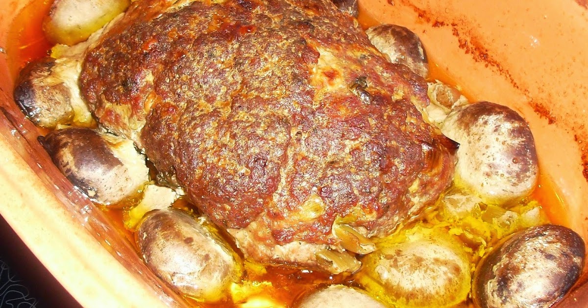 Futtern wie bei Muttern: Falscher Hase schlummert auf Champignon-Bett