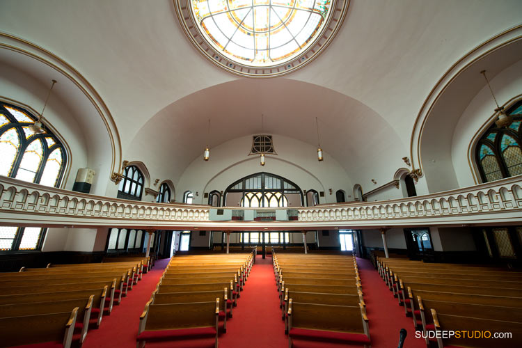 Detroit Historic People's Community Church Wedding Photography - SudeepStudio.com