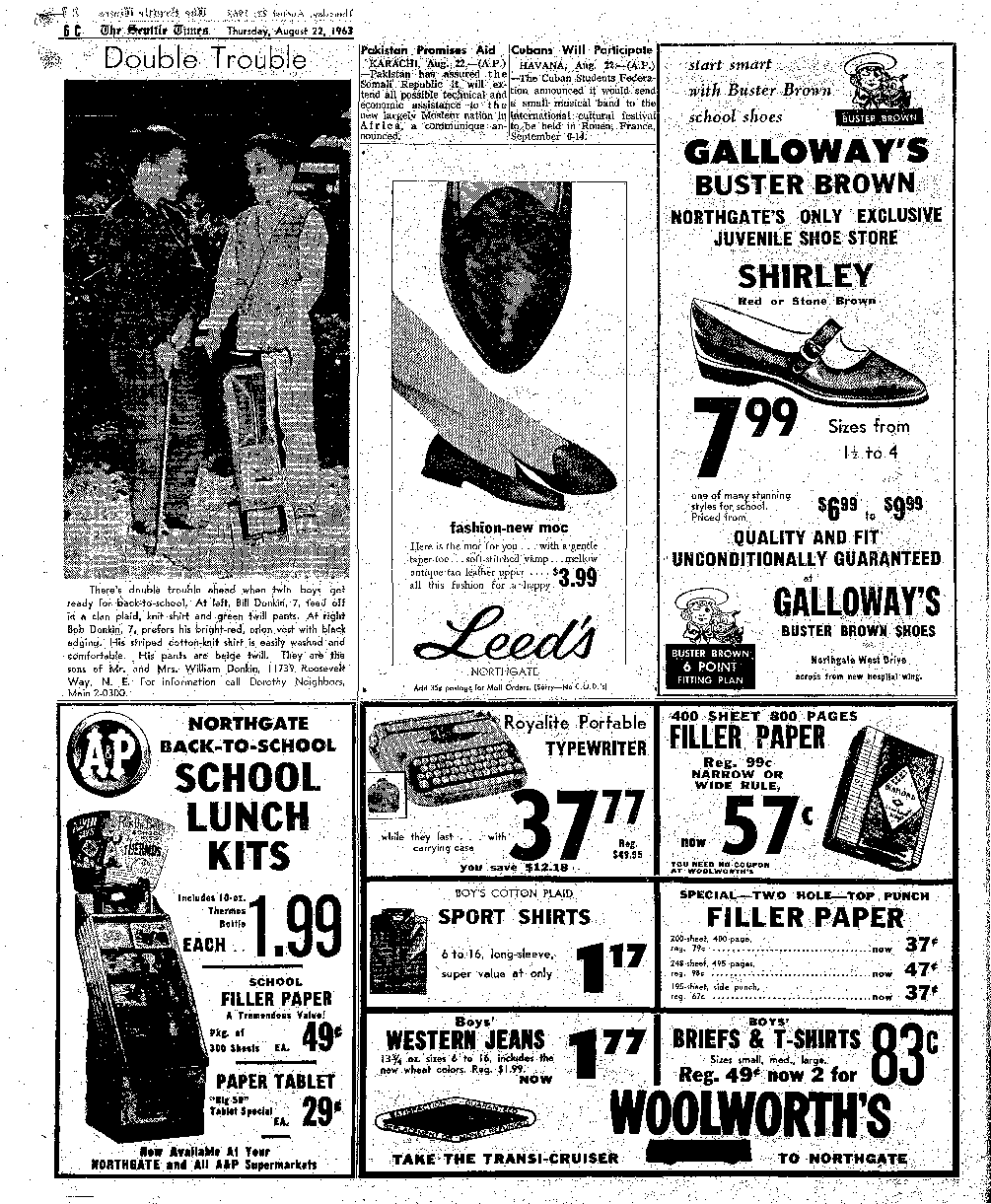 Royal Typewriters Royal Royalite/Northgate ads