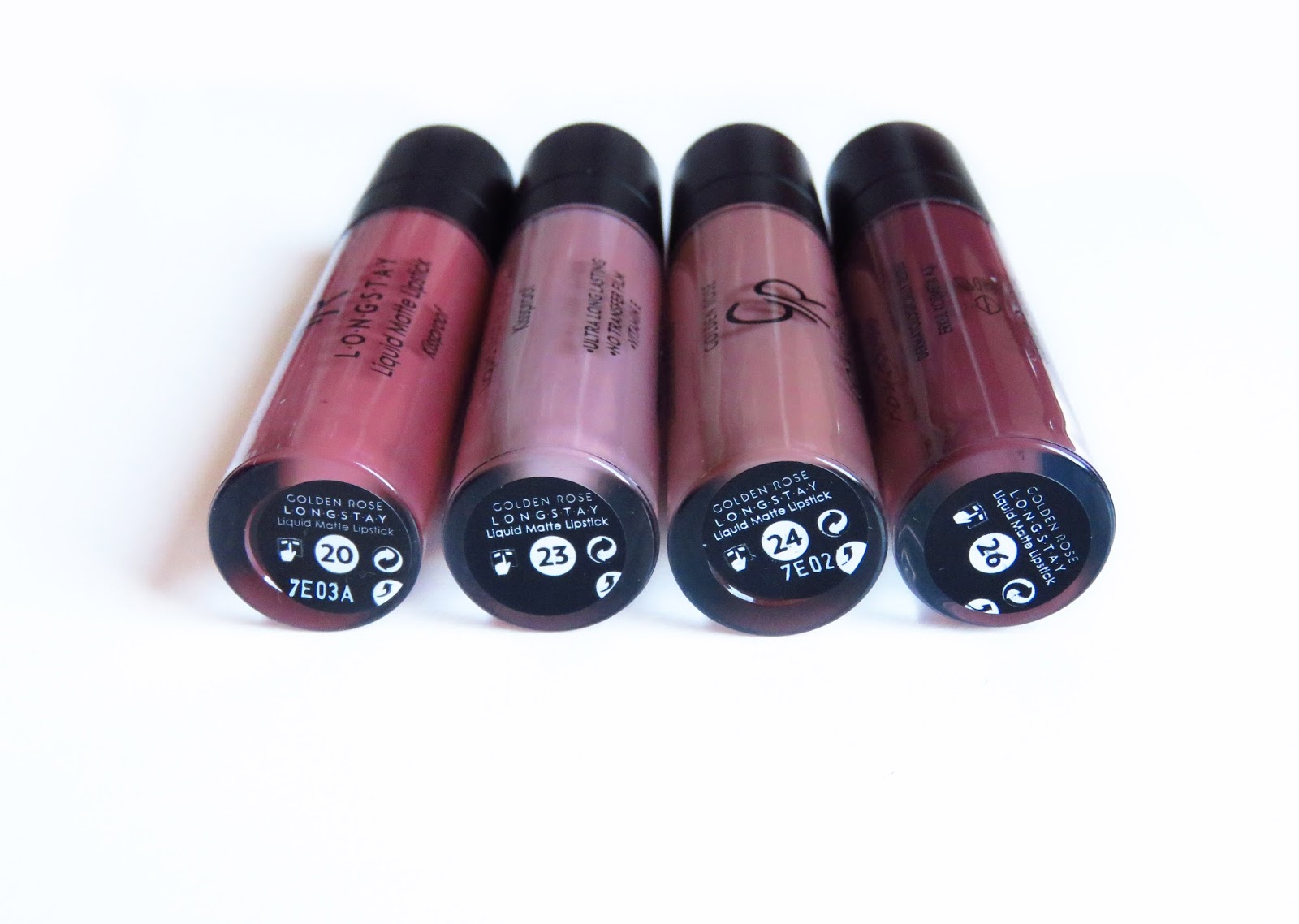 Kickstarter New Shades Golden Rose Longstay Liquid Lipsticks In 23 24 26