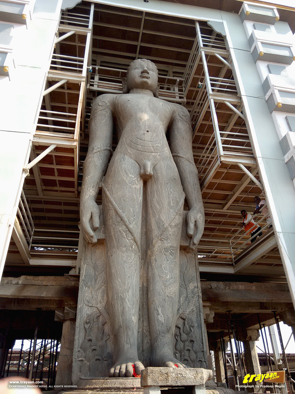 Bahubali Gomateshwara monolith of Karkala Trayaan