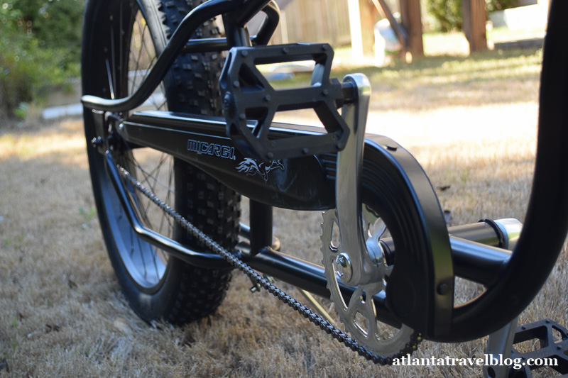Micargi Seattle Black 26-inch Stretch Cruiser Bike