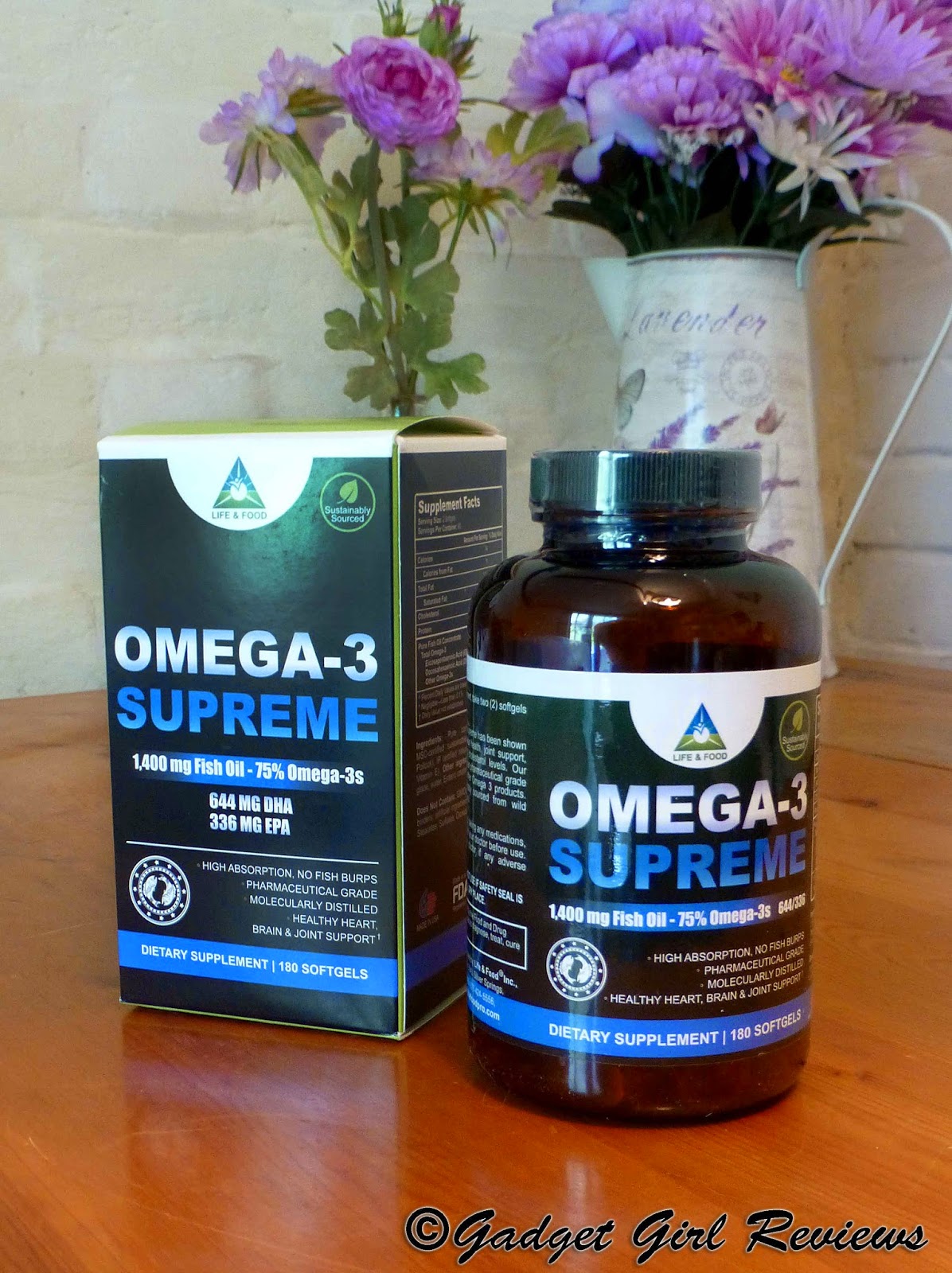 Omega 3 Supreme Fish Oil 1400mg for brain and heart (odourless