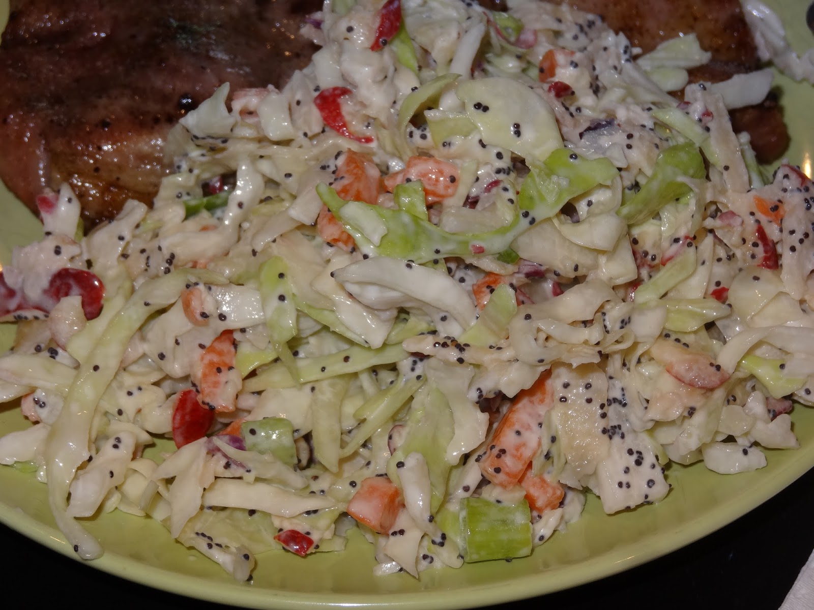 ApplePoppy Seed Coleslaw