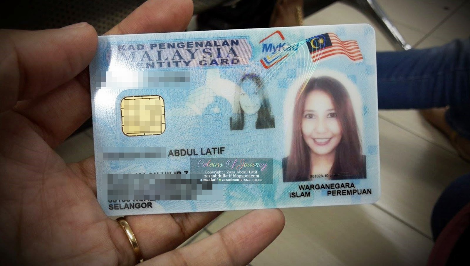 Zaza Abdul Latif Tukar IC