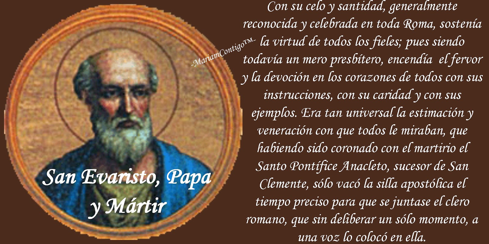 SANTORAL MARIA REINA Y SEÑORA SANTO DE HOY 26 DE OCTUBRE