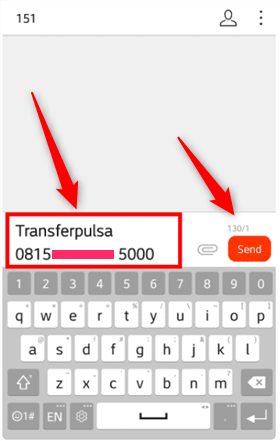 Cara Transfer Pulsa im3 Lewat SMS