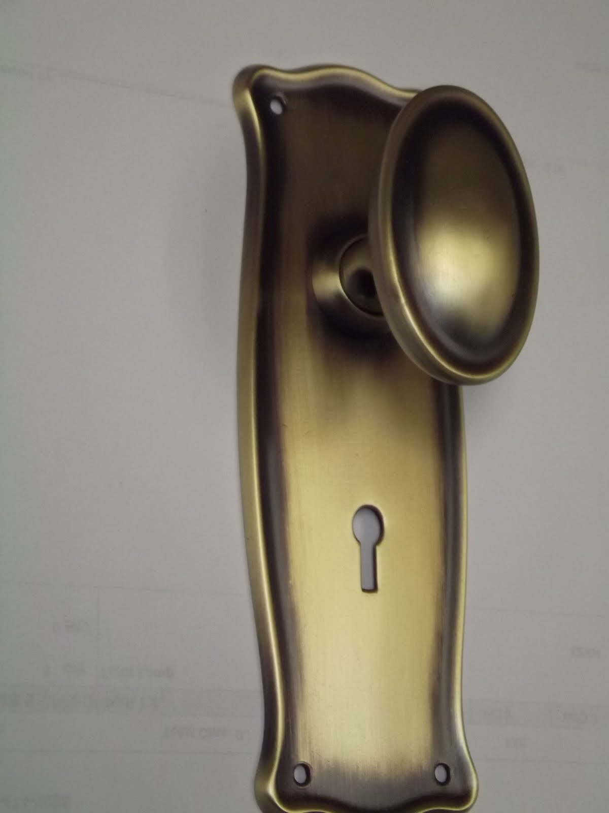 JA Brass Antique Brass Door Hardware