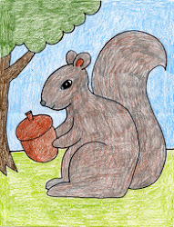 squirrel draw drawing tutorial projects simple easy hard grade artprojectsforkids drawings project fall kid children nice paperblog way autumn getdrawings