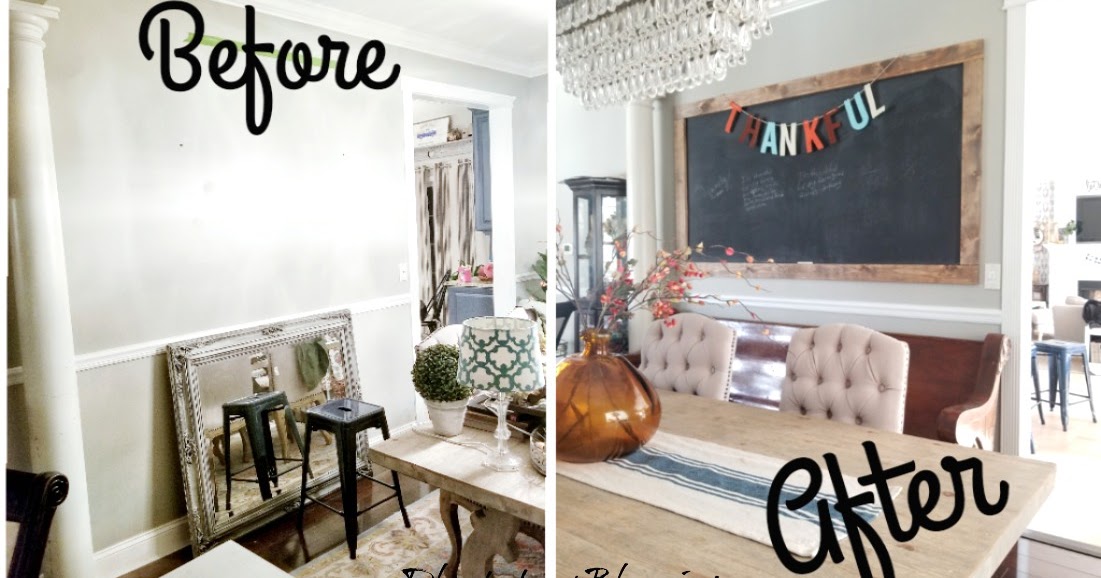 Planted and Blooming Girl How to Make a Framed Chalkboard Wall