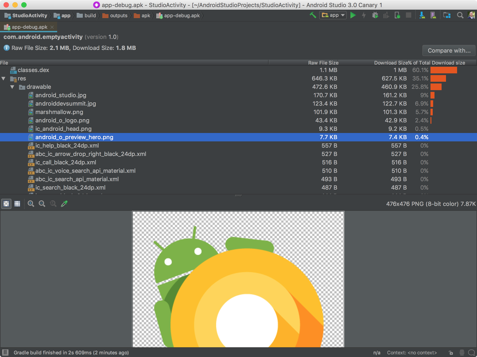 android studio 3.0.1 signing config