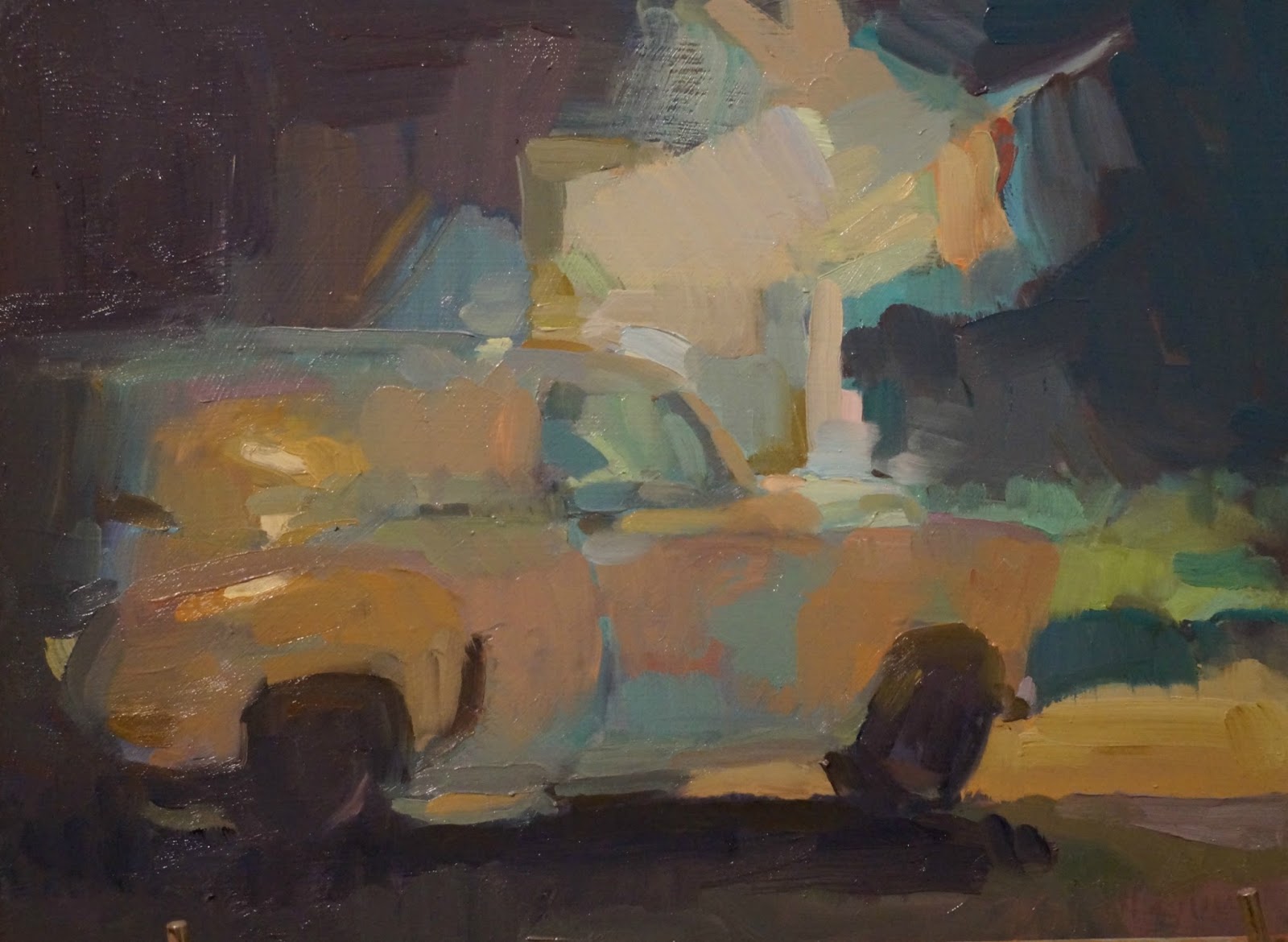 Kyle Martin Door County Ice Cream Factory Delivery Van 30 Paintings