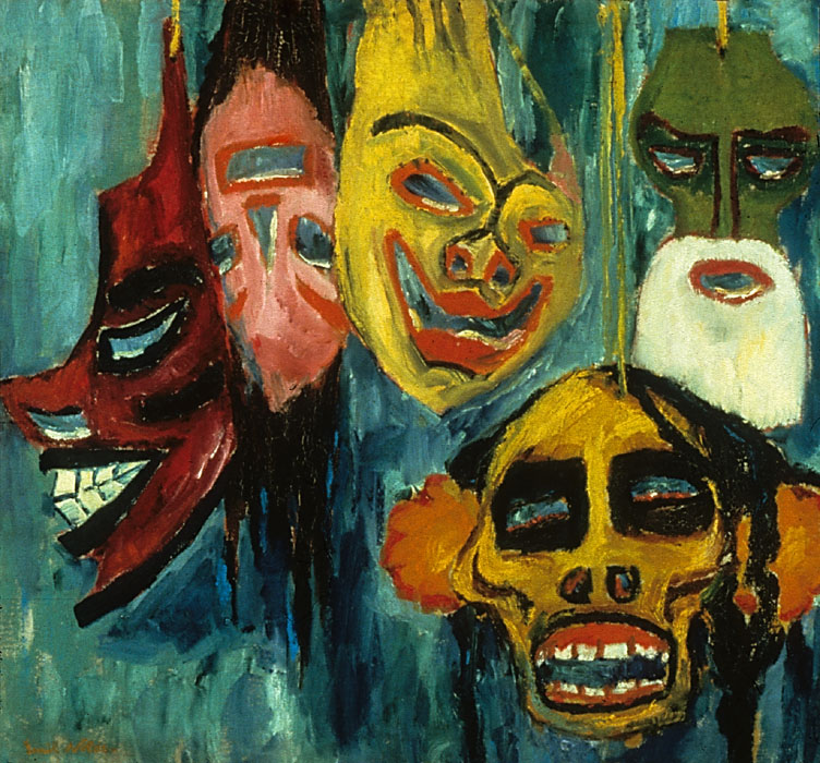 Cocosse Journal Masks Paintings by Emil Nolde, 191122