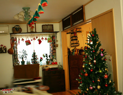 クリスマス部屋飾り