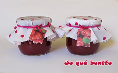 Mermelada de fresas: receta y decoración de los tarros