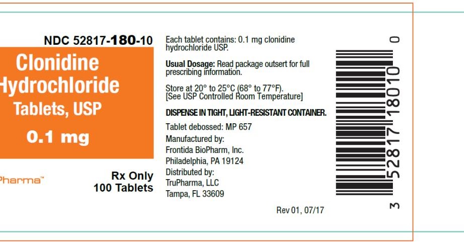 Clonidine Tab 0.1 Mg