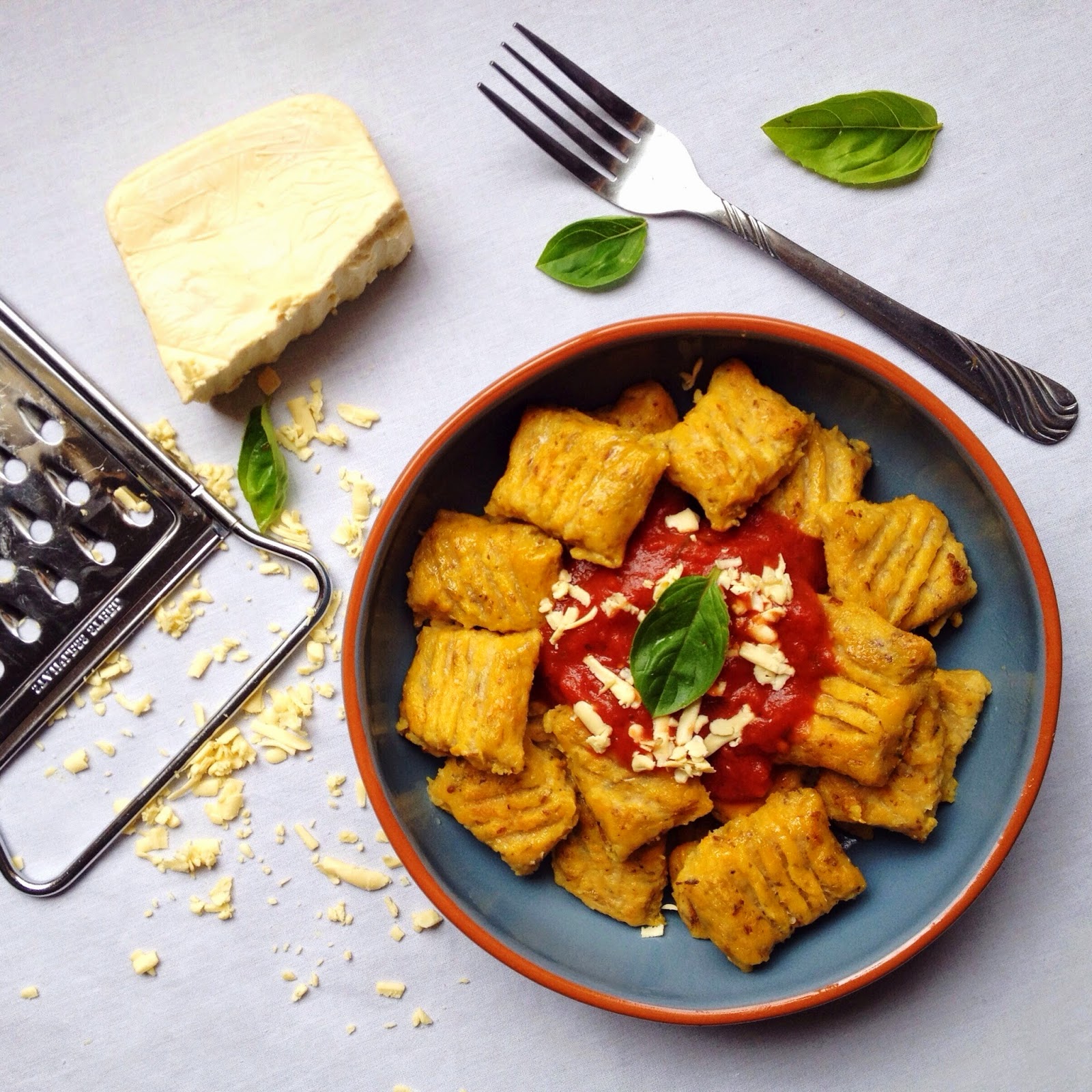 anteloupe. Pumpkin Chickpea Flour Gnocchi