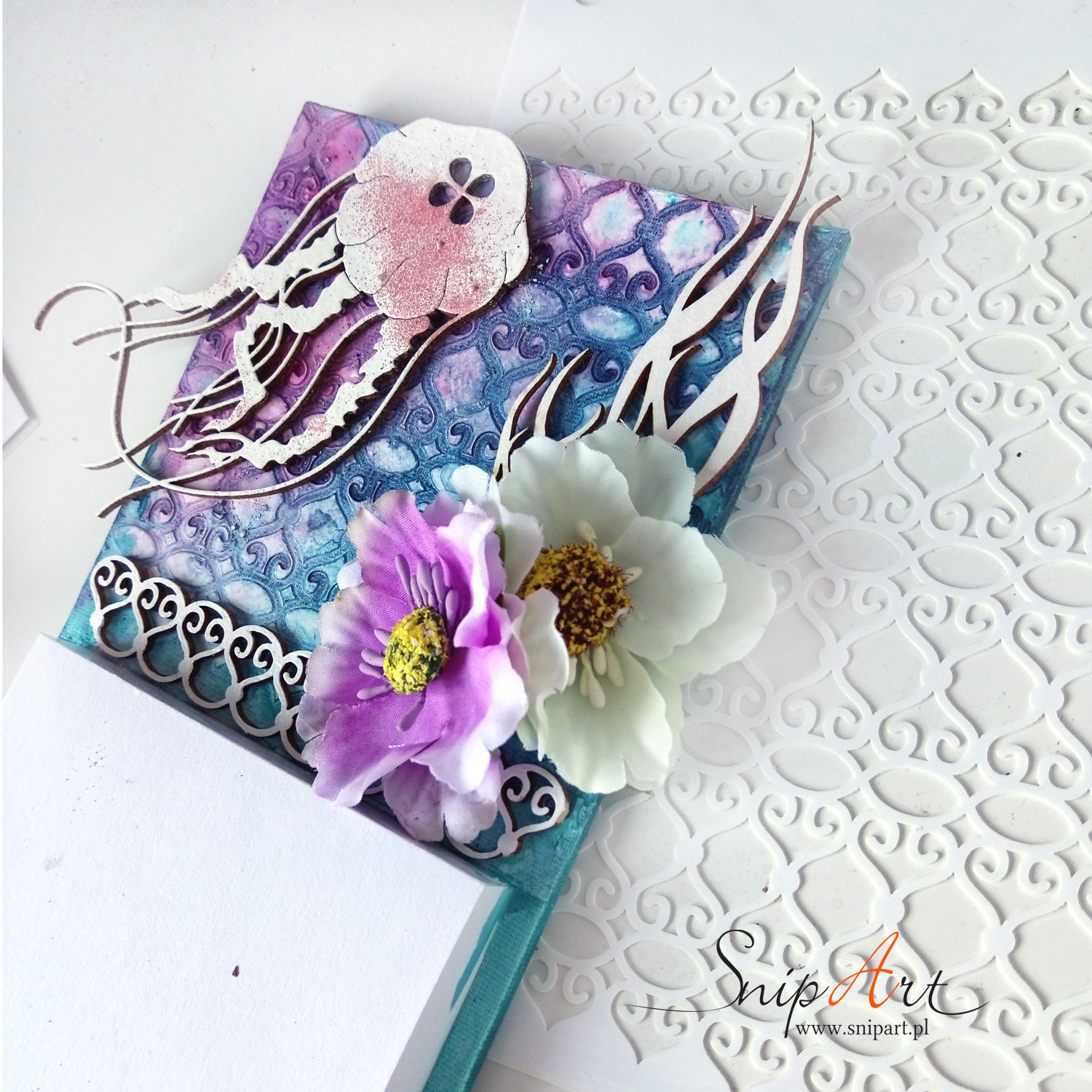 Snip Art Pracownia Artystyczna fridge notepad step by step / notes na lodówkę