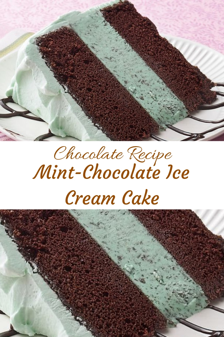 MintChocolate Ice Cream Cake Salty Sweet Recipes
