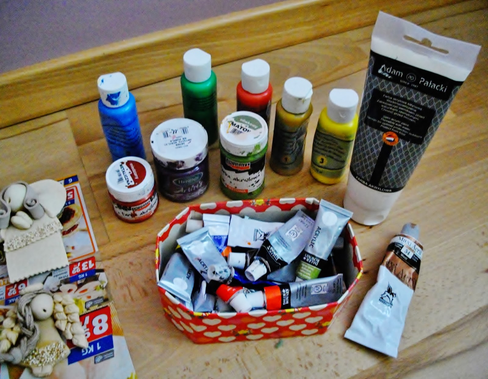 Handmade Salt Dough PAINTING AND LACQUERING SALT DOUGH ;)