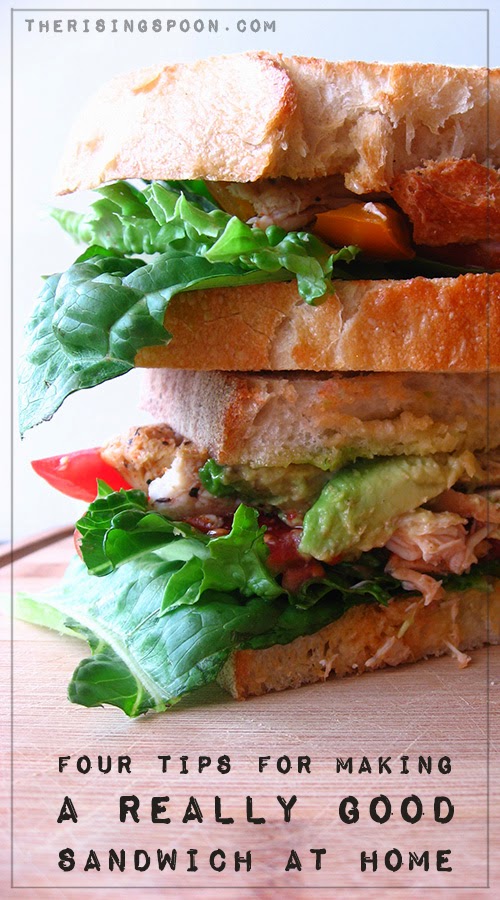 How to Make a Good Sandwich at Home + Chicken Sandwich with Heirloom Tomato and Avocado on Sourdough