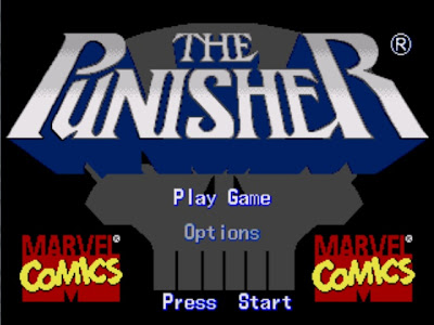 The Punisher title screen
