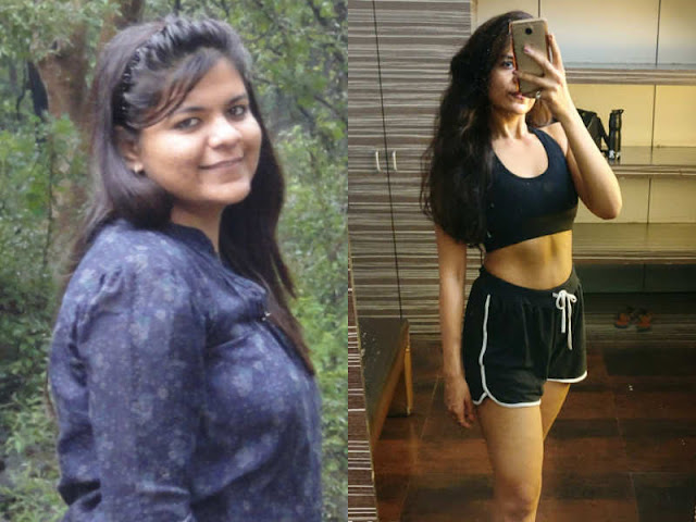 Jahnvee Agrawal Weight Lose Before and After