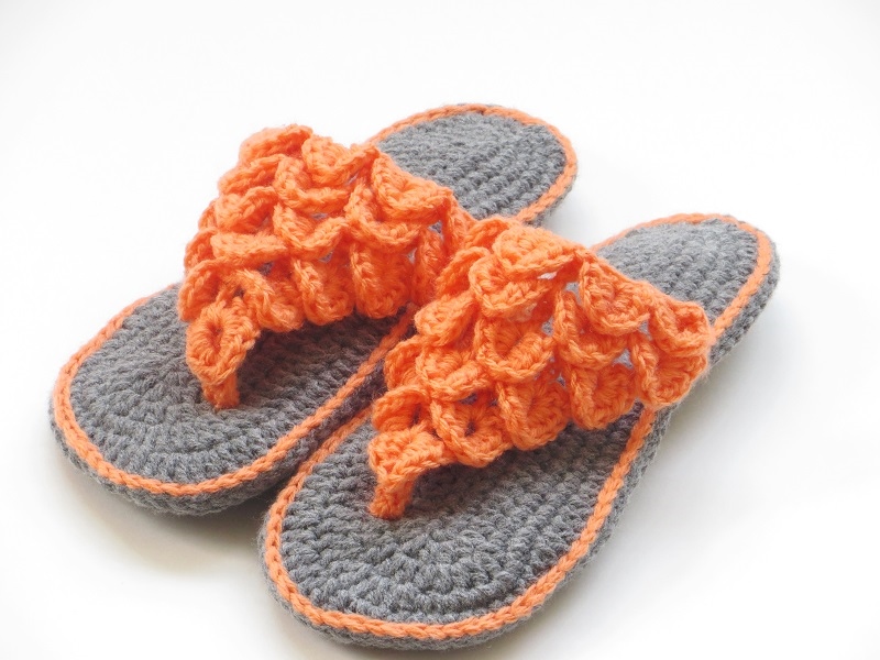 pattern newborn slippers crochet Dreamz: Woman's Crochet Pattern, Slippers Crochet 4 Crocodile Stitch