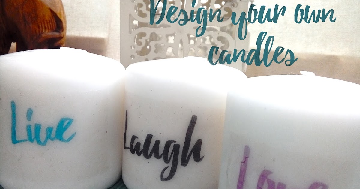 Decorate Your Pillar Candles With Any Text Or Photographs!