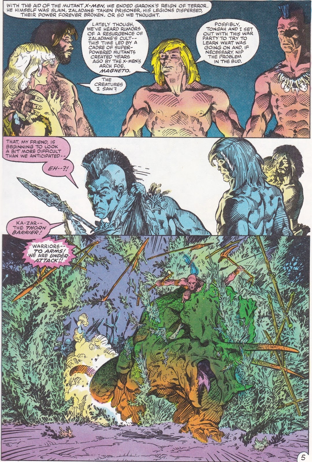 Bronze Age Babies: A Modern Stone Age Fantasy Marvel Fanfare 1 2 - 1080x1600 - jpeg Ka Zar Redesign