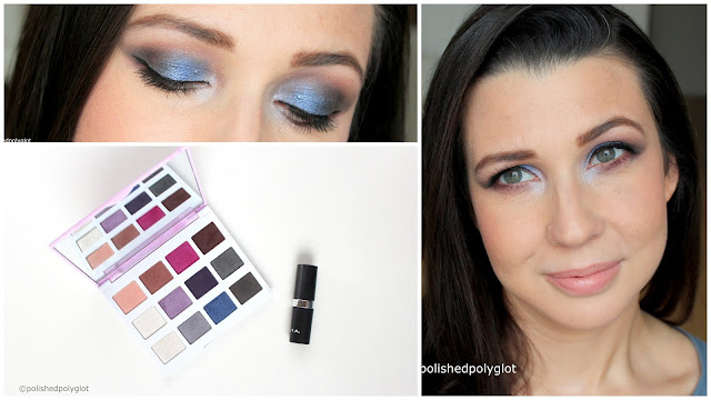 Makeup │ Look in blue and grey for the Monday Shadow Challenge ...