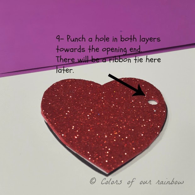 Five minute Diy Valentine card @colorsofourrainbow.blogspot.ae