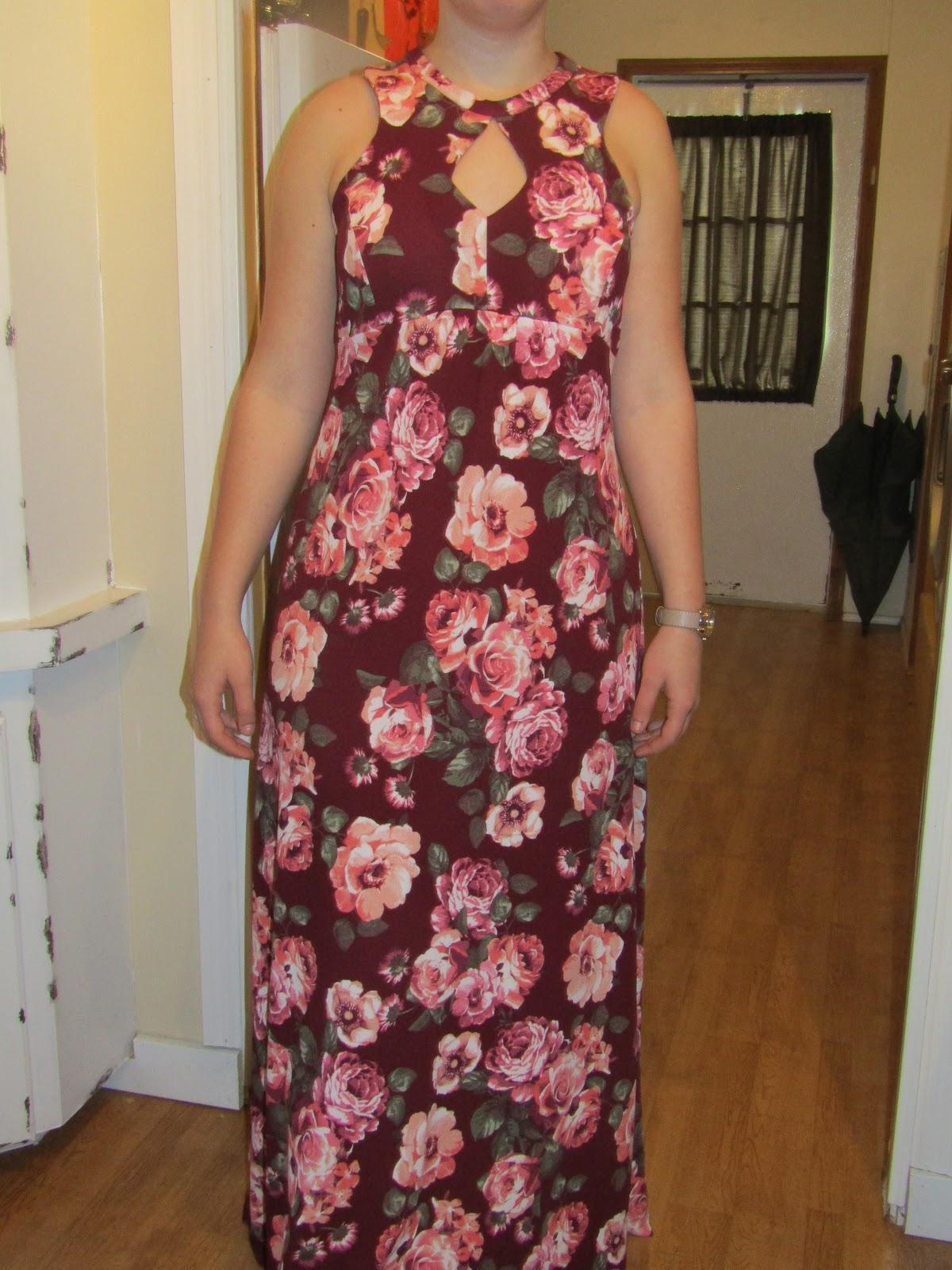 Sew Plus: Simplicity 1612 Floral Knit Dress