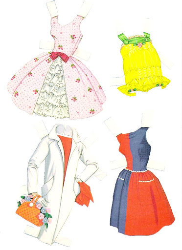 Miss Missy Paper Dolls Midge Cut Outs