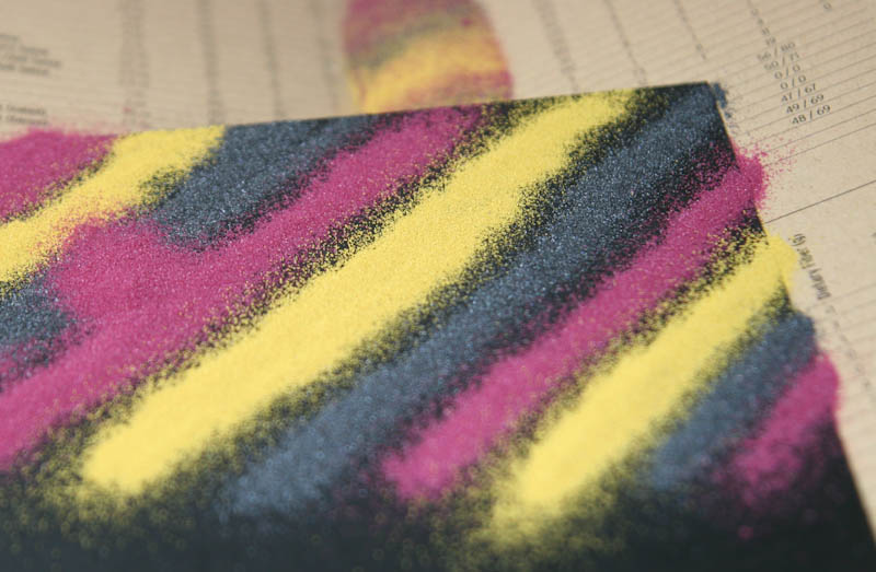 She's a Sassy Lady: Multicolored Embossing Technique