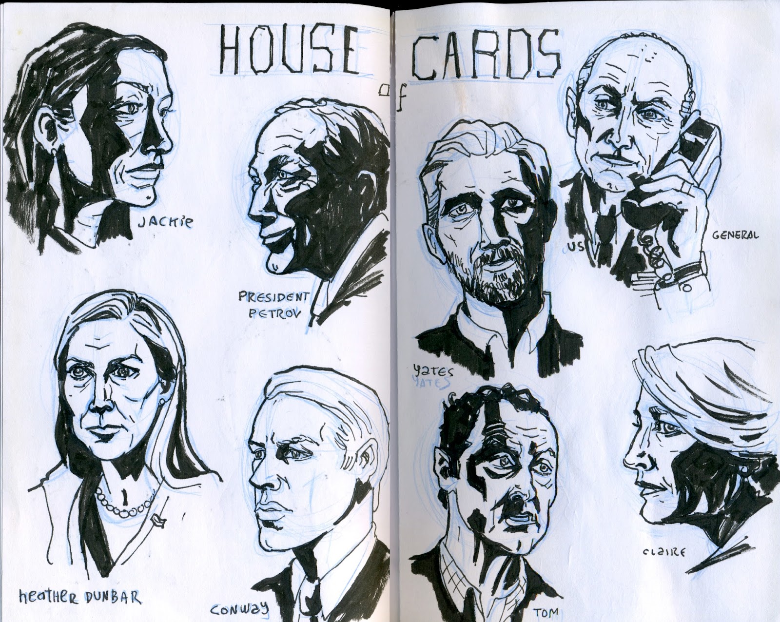 Been there, drawn that House of Cards (II)